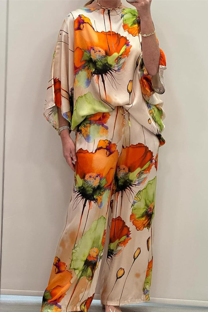 Modisches Damen-Loungewear-Set mit Print