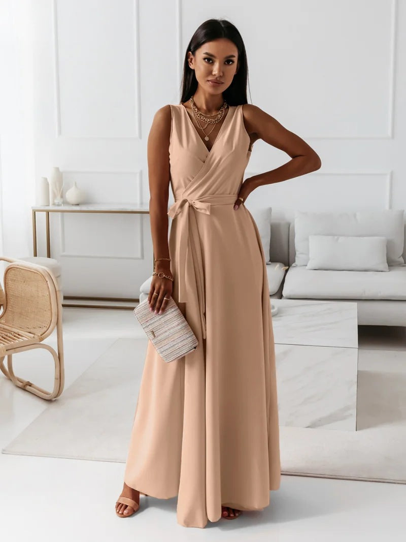 V-Neck Damenkleid