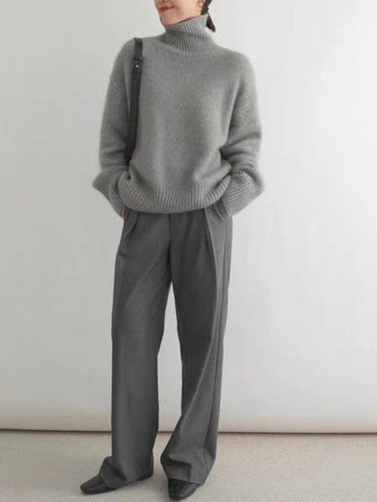 Modischer Rollkragenpullover für Damen