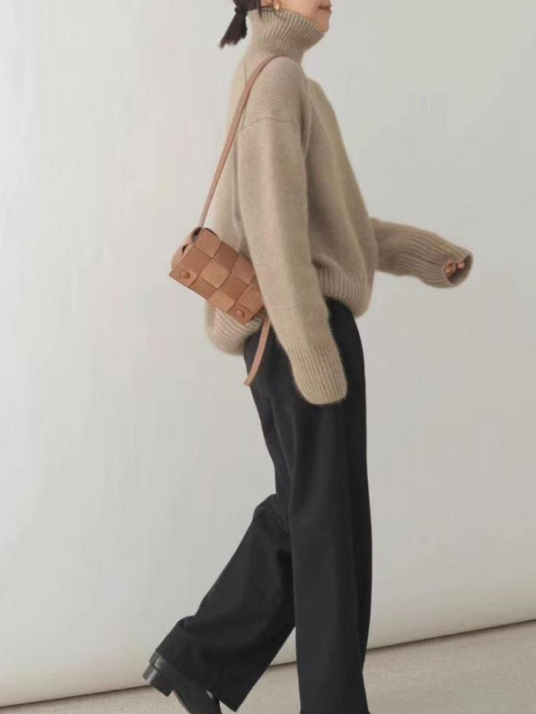 Modischer Rollkragenpullover für Damen