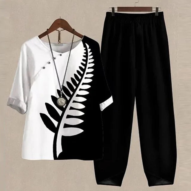 Frauen Zweiteiliges Sommer-Outfit